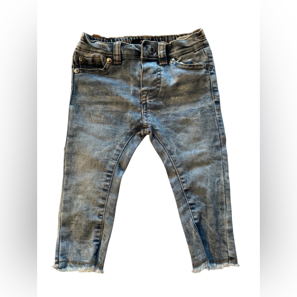 Angels Blue Jeans Classic Distressed Denim